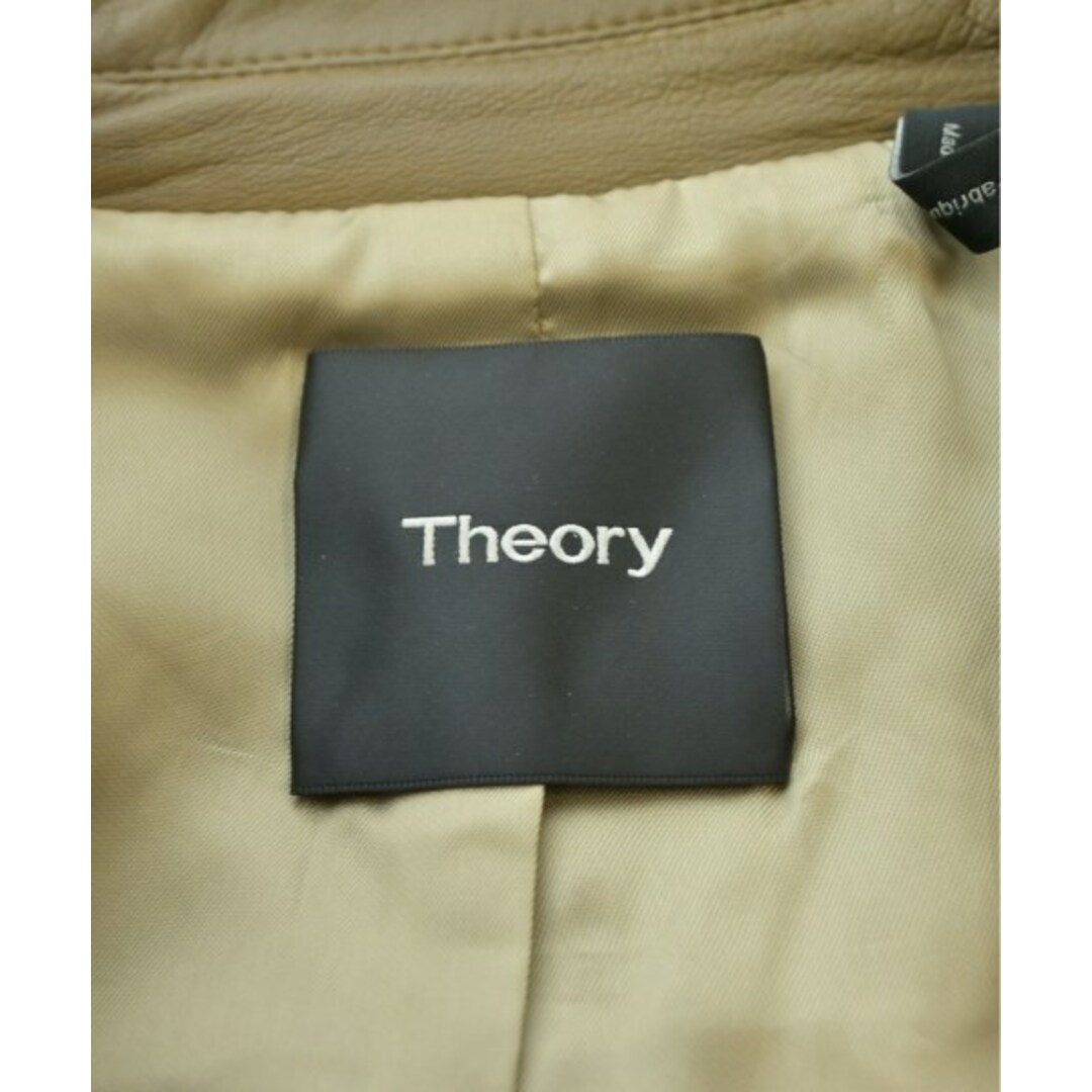 Theory - Theory セオリー ライダース 2(M位) 茶 【古着】【中古 Theory - Theory セオリー ライダース 2(M位) 茶 【古着】【中古