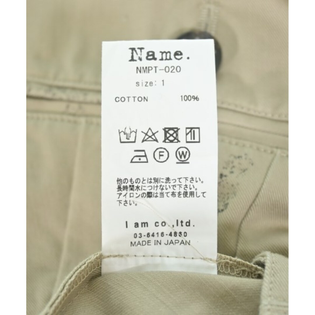 Name. - Name. ネーム チノパン 1(S位) ベージュ 【古着】【中古 Name. - Name. ネーム チノパン 1(S位) ベージュ 【古着】【中古