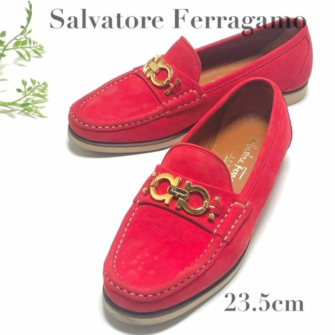Salvatore Ferragamo - フェラガモ ガンチーニ スエード Salvatore Ferragamo - フェラガモ ガンチーニ スエード