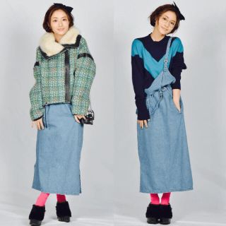 スタースタイリング(starstylig)の【土日限定お値下げ】Denim Dress 地味にスゴイ！石原さとみさん着用(ロングスカート)