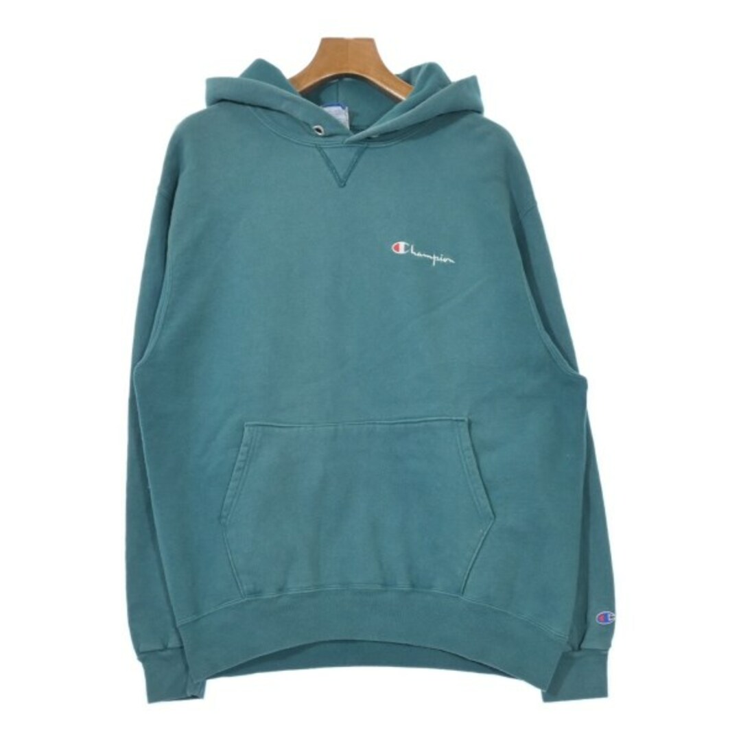 Champion - CHAMPION チャンピオン パーカー XL 青緑系 【古着 Champion - CHAMPION チャンピオン パーカー XL 青緑系 【古着