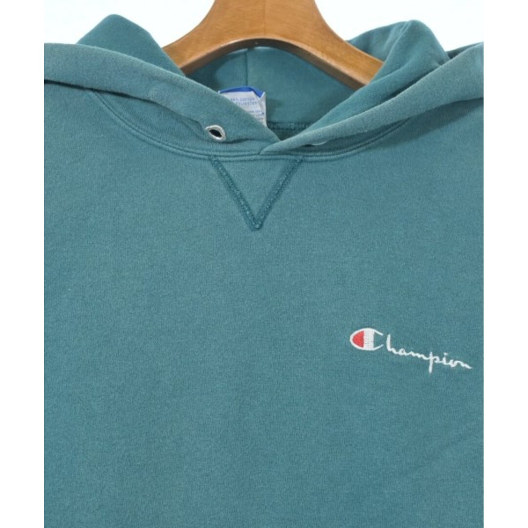 Champion - CHAMPION チャンピオン パーカー XL 青緑系 【古着 Champion - CHAMPION チャンピオン パーカー XL 青緑系 【古着