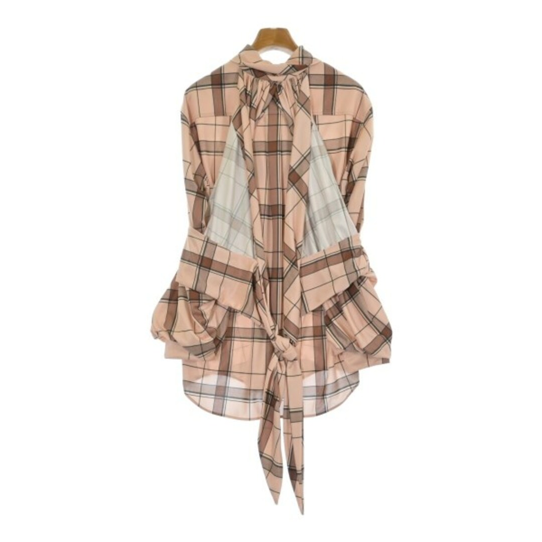 BURBERRY - BURBERRY バーバリー ブラウス 38(S位) ベージュ系x BURBERRY - BURBERRY バーバリー ブラウス 38(S位) ベージュ系x