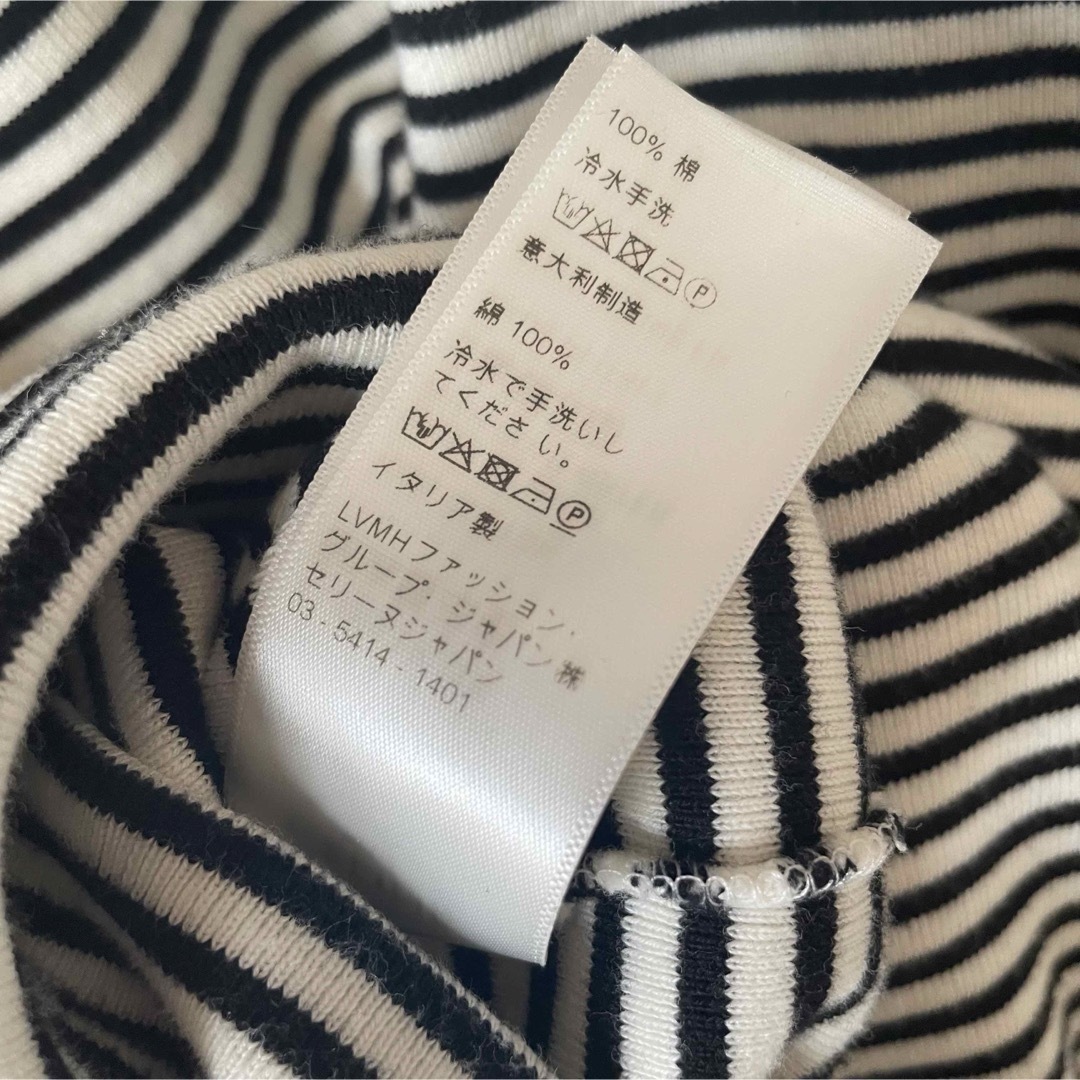CELINE - CELINE 白黒ストライプ 長袖Tシャツの通販 by 値下げ CELINE - CELINE 白黒ストライプ 長袖Tシャツの通販 by 値下げ