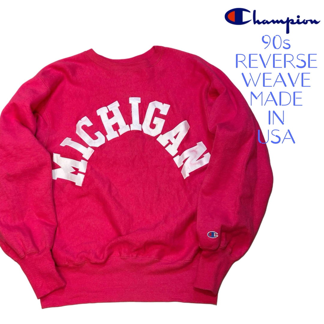 Champion - USA製 90s チャンピオン リバースウィーブ MICHIGAN Champion - USA製 90s チャンピオン リバースウィーブ MICHIGAN