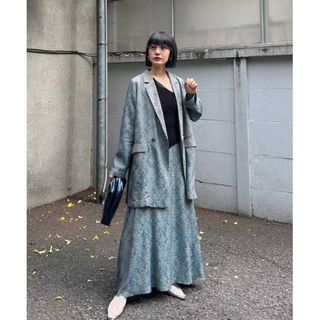 Ameri VINTAGE - アメリ UND JULIA FAKE LEATHER SKETCH SKIRTの Ameri VINTAGE - アメリ UND JULIA FAKE LEATHER SKETCH SKIRTの