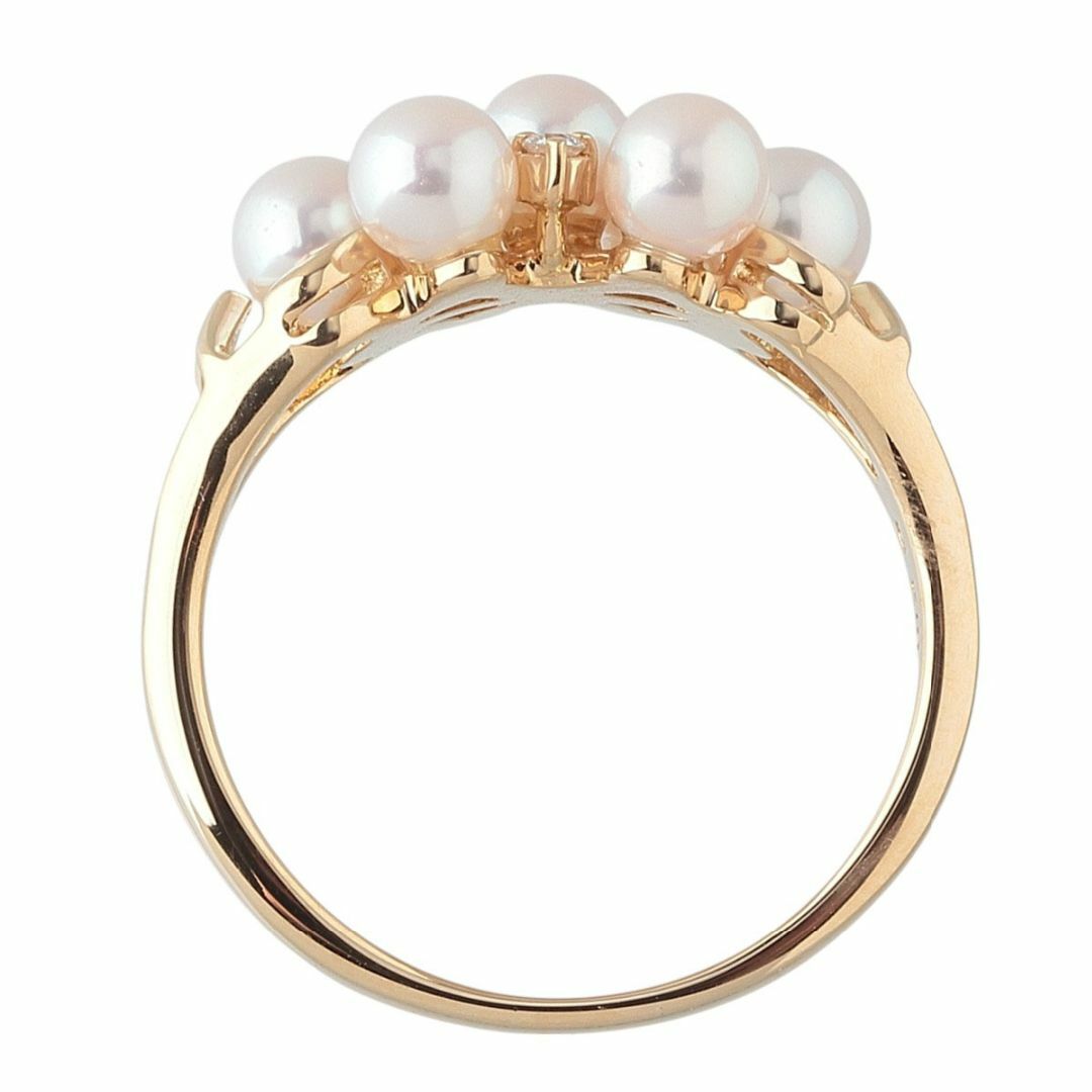 MIKIMOTO - ミキモト ベビーパール ダイヤ リング アコヤ真珠 約 MIKIMOTO - ミキモト ベビーパール ダイヤ リング アコヤ真珠 約