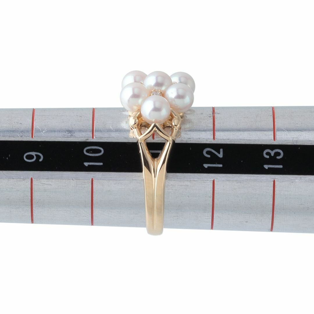MIKIMOTO - ミキモト ベビーパール ダイヤ リング アコヤ真珠 約 MIKIMOTO - ミキモト ベビーパール ダイヤ リング アコヤ真珠 約
