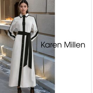 Karen Millen - karen millen ロングワンピースの通販 by Karen Millen - karen millen ロングワンピースの通販 by