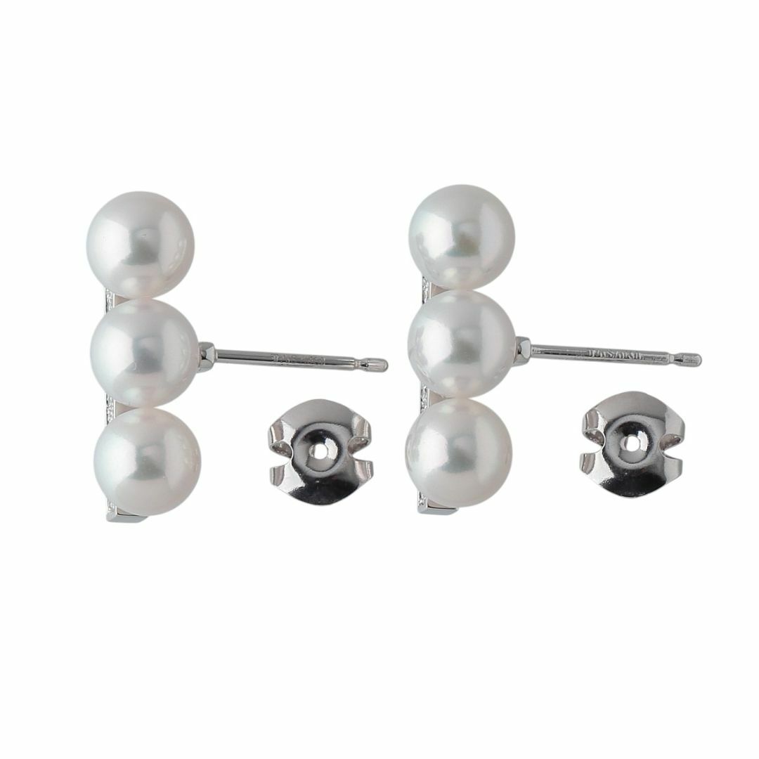 TASAKI - タサキ パール ダイヤ ピアス バランスネオ 6.5mm 0.09 TASAKI - タサキ パール ダイヤ ピアス バランスネオ 6.5mm 0.09
