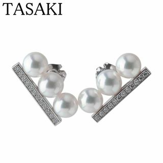 TASAKI - 未使用 k14WG TASAKI 田崎真珠 タサキ 南洋真珠 黒蝶 TASAKI - 未使用 k14WG TASAKI 田崎真珠 タサキ 南洋真珠 黒蝶