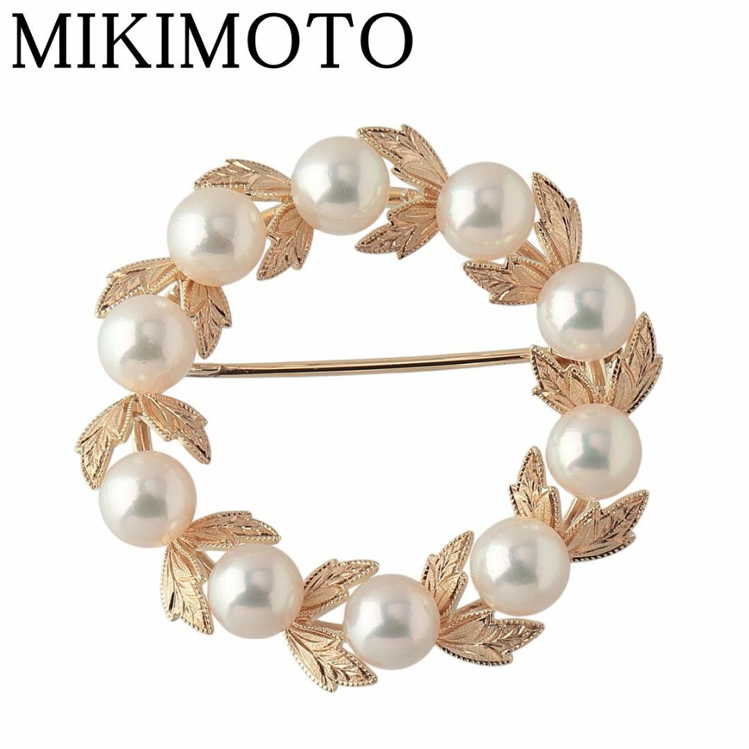 MIKIMOTO - ミキモト パール ブローチ サークル アコヤパール5.6 MIKIMOTO - ミキモト パール ブローチ サークル アコヤパール5.6
