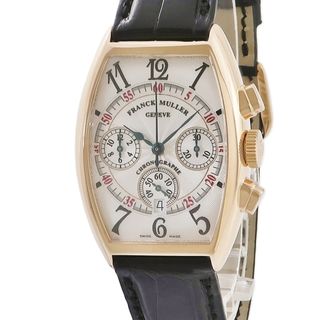 フランクミュラー(FRANCK MULLER)のフランクミュラー トノウカーベックス クロノグラフ 5850 CC AT K18PG無垢 ギヨシェ アラビア 自動巻き メンズ 腕時計(腕時計(アナログ))