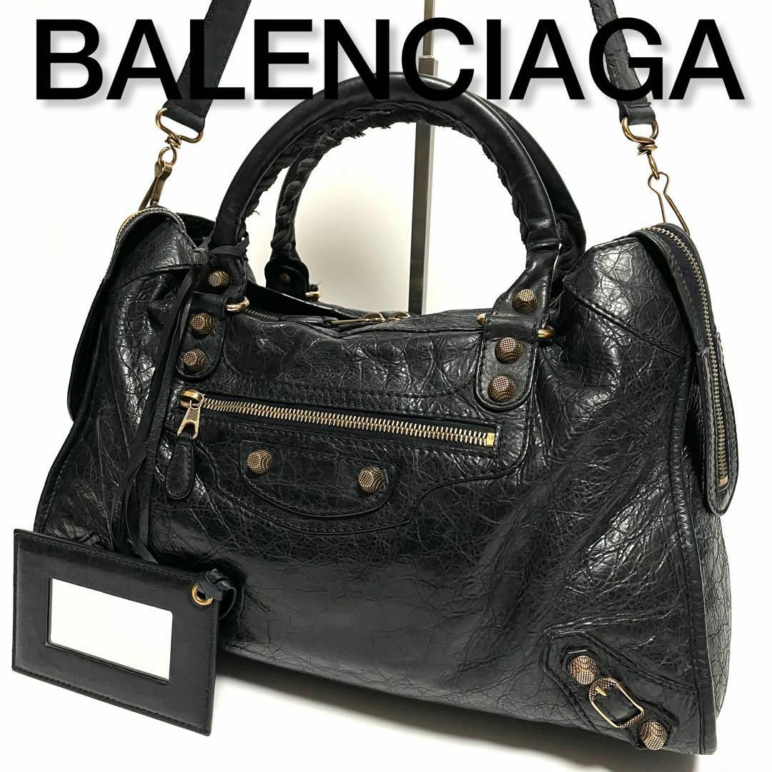 BALENCIAGA - BALENCIAGA ザ・ジャイアントシティ2way レザー BALENCIAGA - BALENCIAGA ザ・ジャイアントシティ2way レザー