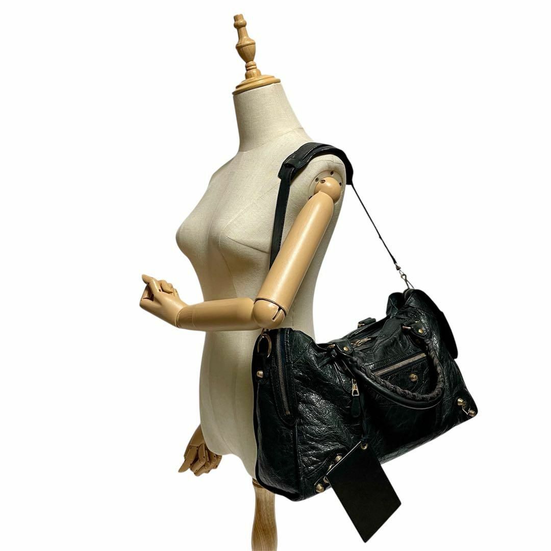 BALENCIAGA - BALENCIAGA ザ・ジャイアントシティ2way レザー BALENCIAGA - BALENCIAGA ザ・ジャイアントシティ2way レザー