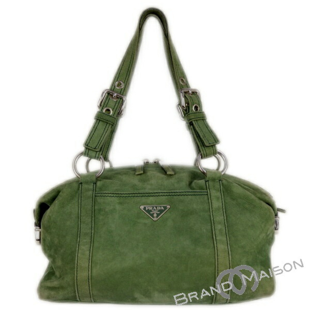 PRADA - Bランク【プラダ】ボストンバッグ/BR2630/スエード PRADA - Bランク【プラダ】ボストンバッグ/BR2630/スエード