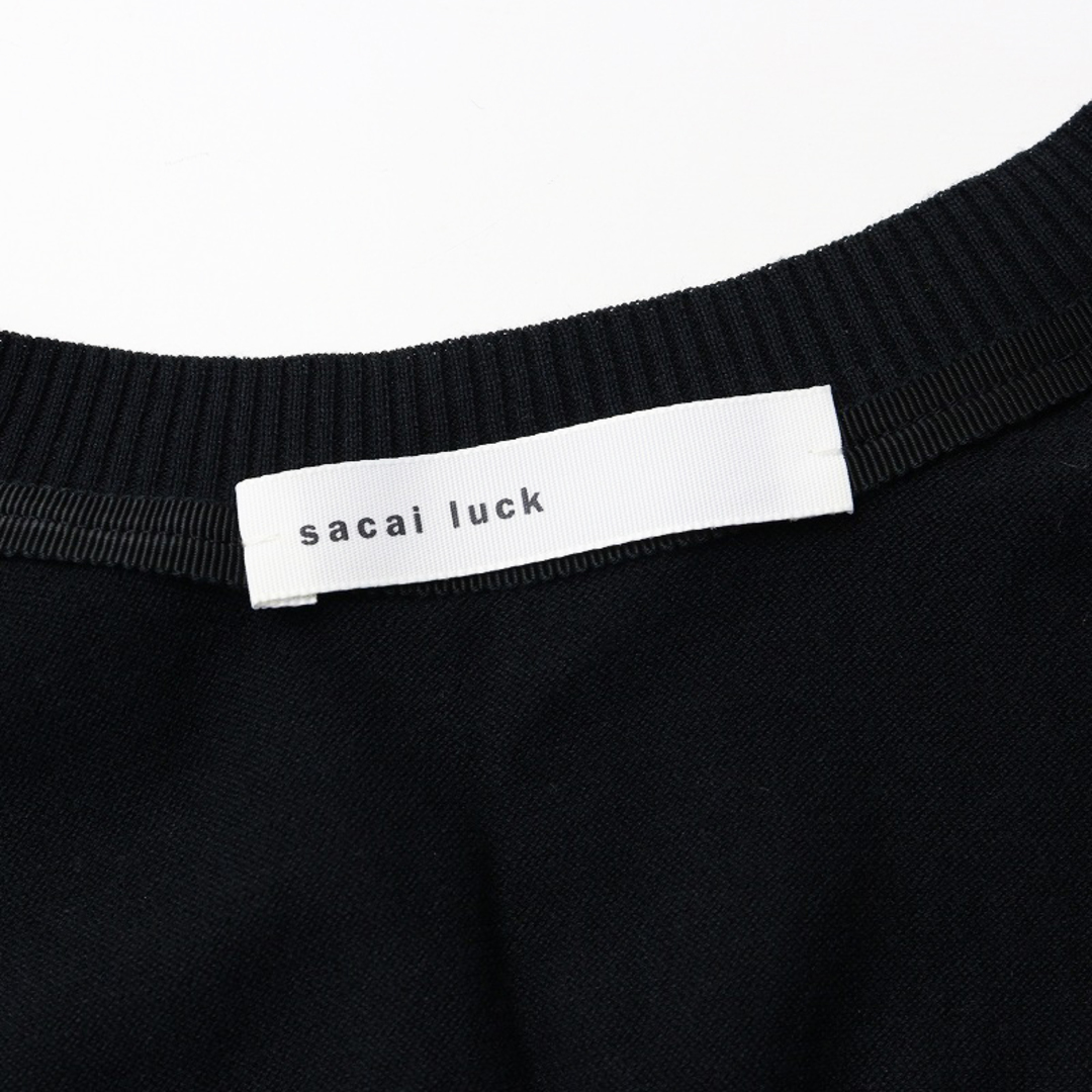 サカイラック sacai luck バックレースニットチュニック 2 サカイラック sacai luck バックレースニットチュニック 2