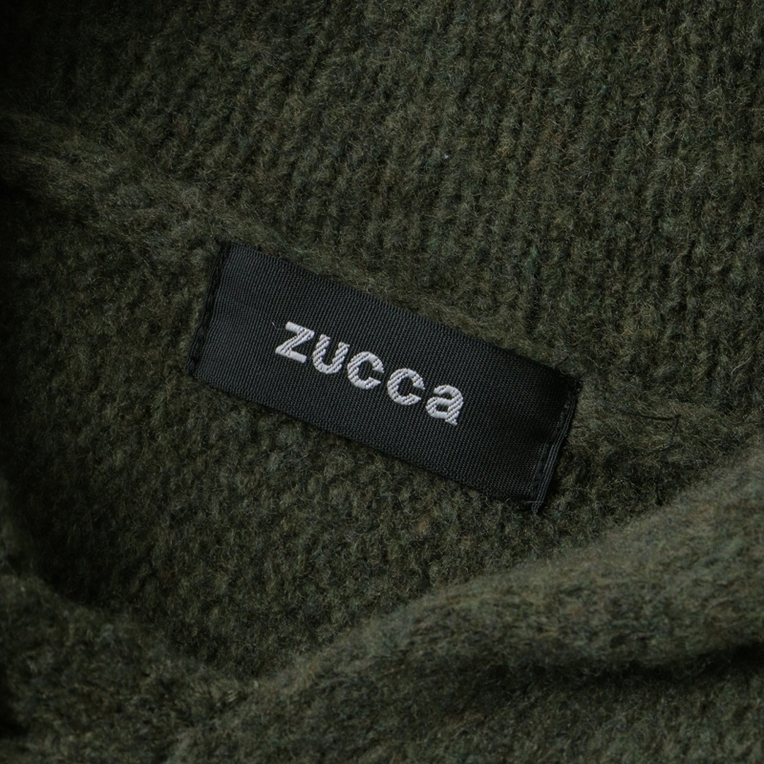 ZUCCa - ズッカ ZUCCA ウール混 ショールカラー ニットロング ZUCCa - ズッカ ZUCCA ウール混 ショールカラー ニットロング