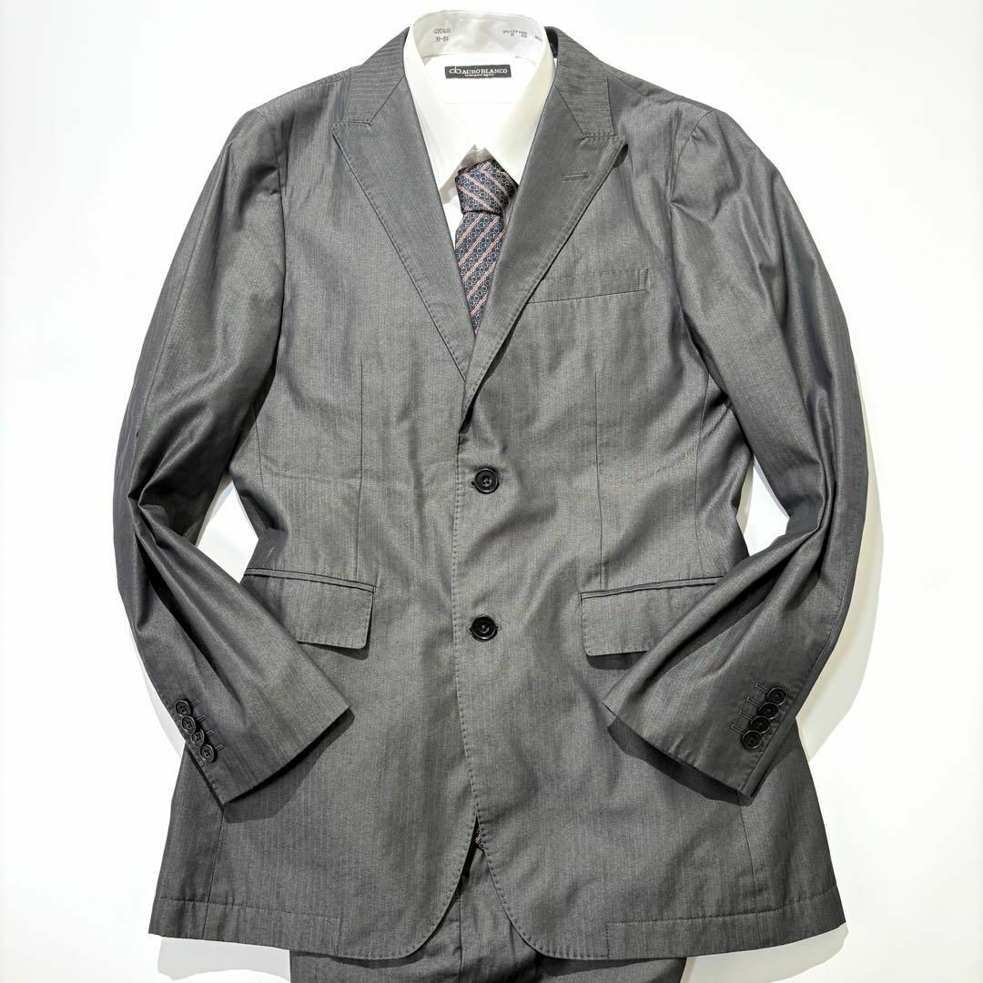 BURBERRY - 【極美品】BURBERRY スーツ セットアップ グレー BURBERRY - 【極美品】BURBERRY スーツ セットアップ グレー