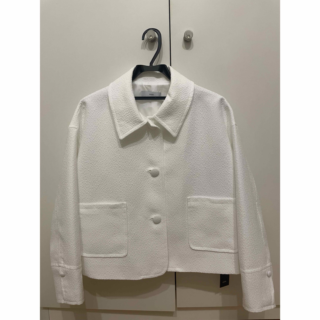 emm エム jacquard jacket ジャガードジャケットの通販 by misa emm エム jacquard jacket ジャガードジャケットの通販 by misa