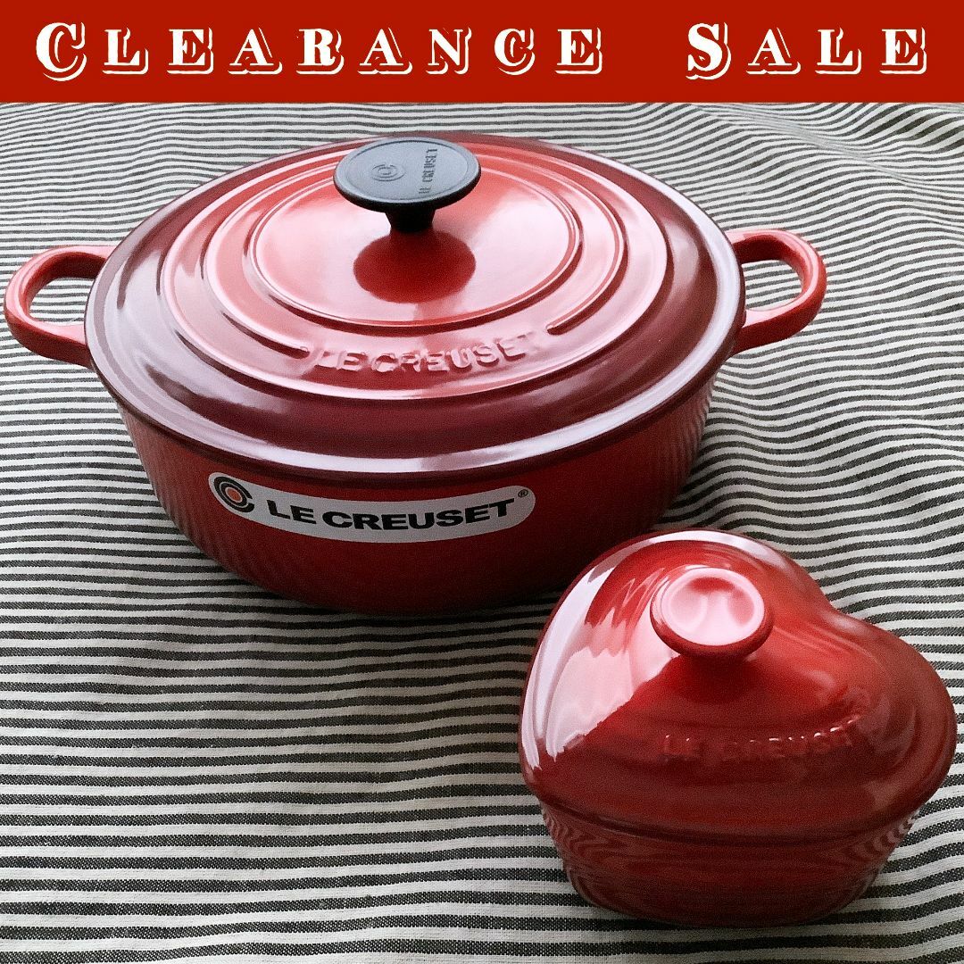 LE CREUSET - 【ルクルーゼジャポン正規品】ココット LE CREUSET - 【ルクルーゼジャポン正規品】ココット