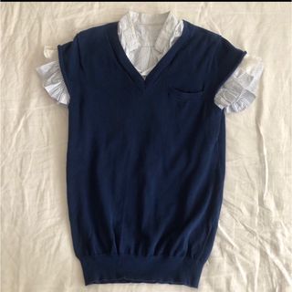 sacai - sacai トップス レース ブラウス シャツ サイズ2 sacai - sacai トップス レース ブラウス シャツ サイズ2
