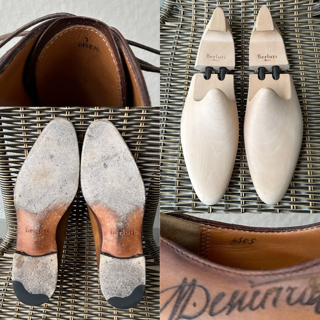 BERLUTI - 定価35,7万 ベルルッティ アレッサンドロ ガレ レザー BERLUTI - 定価35,7万 ベルルッティ アレッサンドロ ガレ レザー
