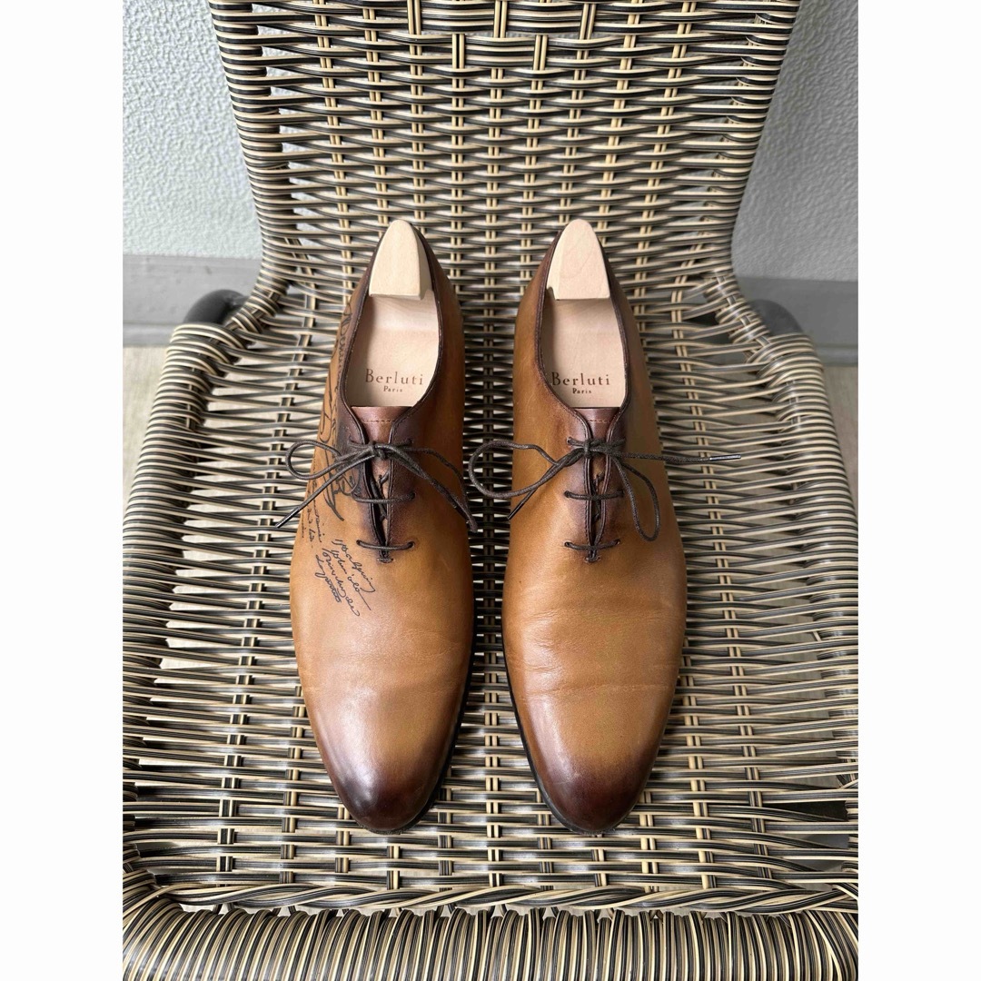 BERLUTI - 定価35,7万 ベルルッティ アレッサンドロ ガレ レザー BERLUTI - 定価35,7万 ベルルッティ アレッサンドロ ガレ レザー