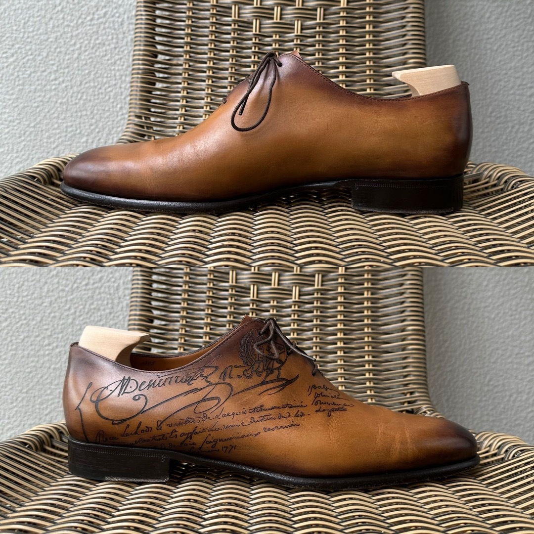 BERLUTI - 定価35,7万 ベルルッティ アレッサンドロ ガレ レザー BERLUTI - 定価35,7万 ベルルッティ アレッサンドロ ガレ レザー