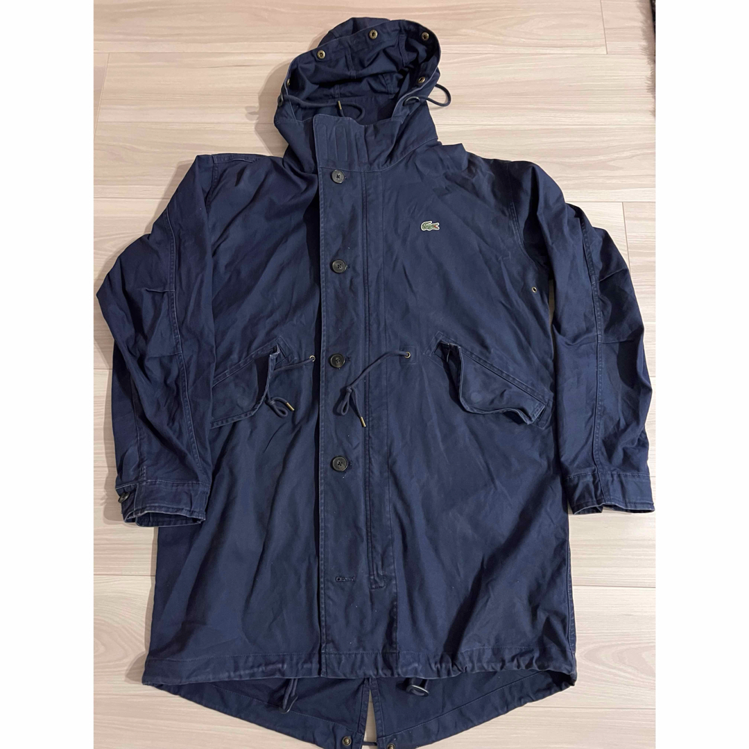 LACOSTE - LACOSTE モッズコート 付け外し可能 XLサイズ相当の LACOSTE - LACOSTE モッズコート 付け外し可能 XLサイズ相当の
