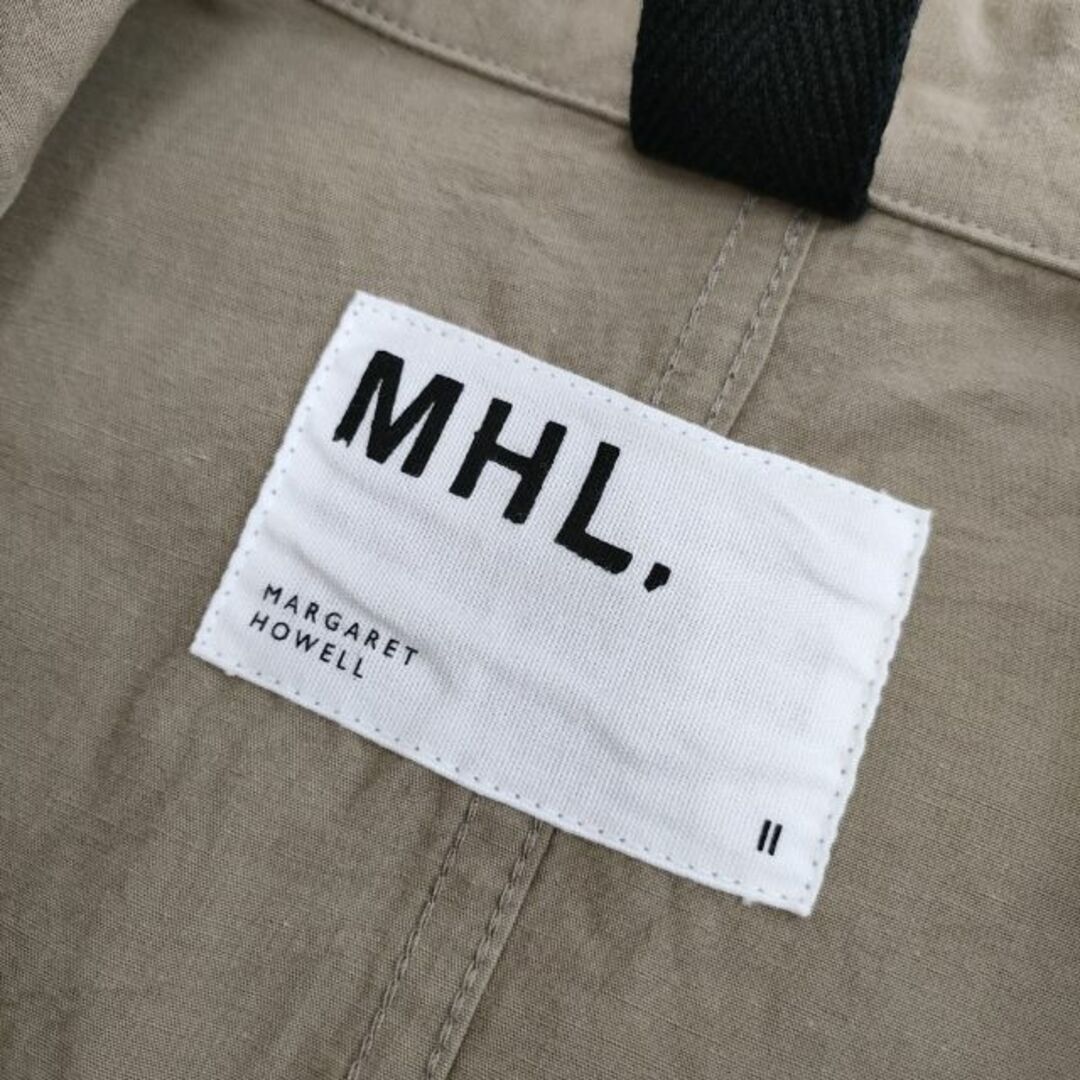 MHL. - MHL. COTTON LINEN PLAIN WEAVE シャツジャケット 595 MHL. - MHL. COTTON LINEN PLAIN WEAVE シャツジャケット 595