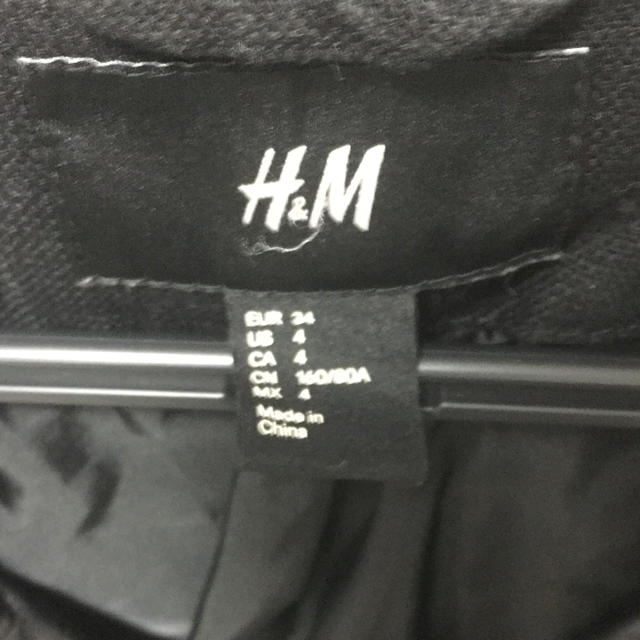 H&M(エイチアンドエム)のH&M ライダースジャケット ブラック レディースのジャケット/アウター(ライダースジャケット)の商品写真