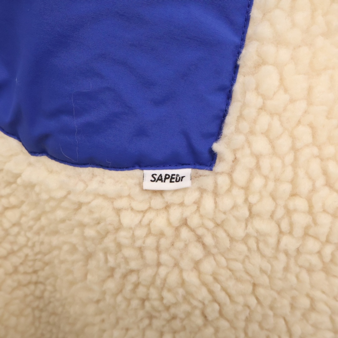 SAPEur サプール ジップアップ ポケット ボア フードジャケット SAPEur サプール ジップアップ ポケット ボア フードジャケット