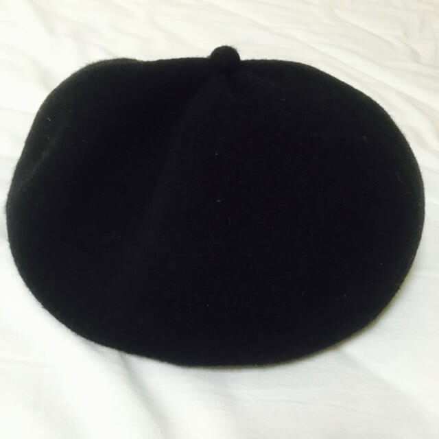MARGARET HOWELL(マーガレットハウエル)のmature ha. マチュアーハ ベレー帽 黒 送料込 レディースの帽子(ハンチング/ベレー帽)の商品写真