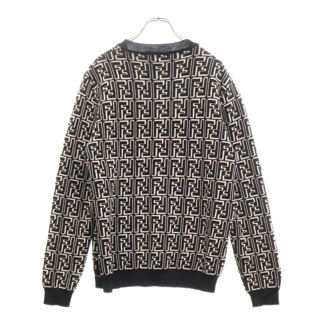FENDI - FENDI フェンディ ズッカ柄 クルーネックニット FZX009 FENDI - FENDI フェンディ ズッカ柄 クルーネックニット FZX009