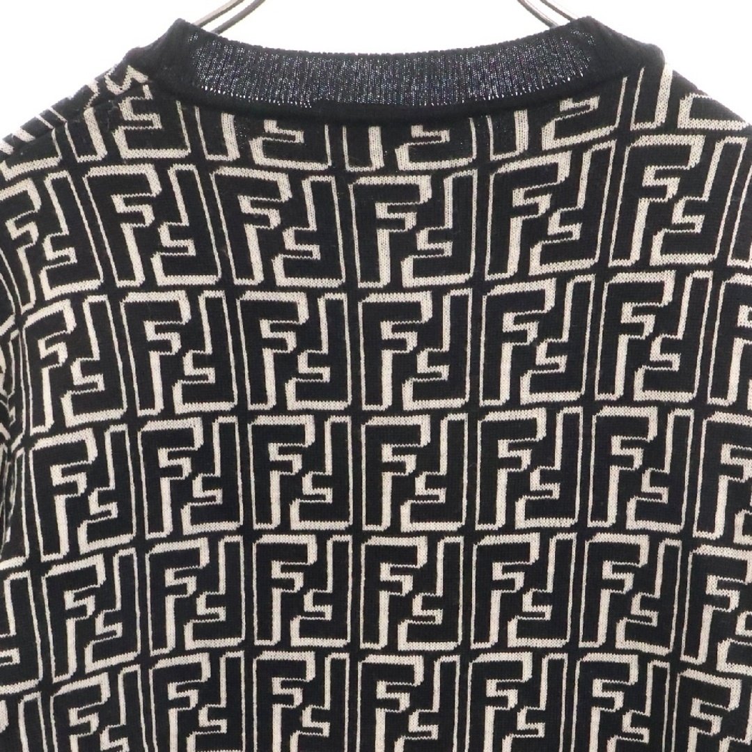 FENDI - FENDI フェンディ ズッカ柄 クルーネックニット FZX009 FENDI - FENDI フェンディ ズッカ柄 クルーネックニット FZX009