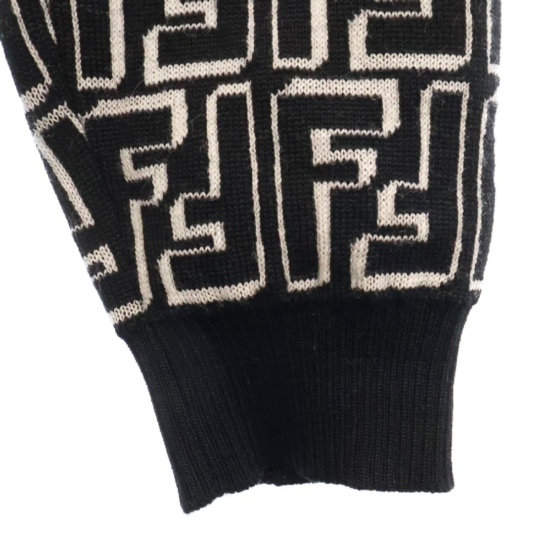 FENDI - FENDI フェンディ ズッカ柄 クルーネックニット FZX009 FENDI - FENDI フェンディ ズッカ柄 クルーネックニット FZX009