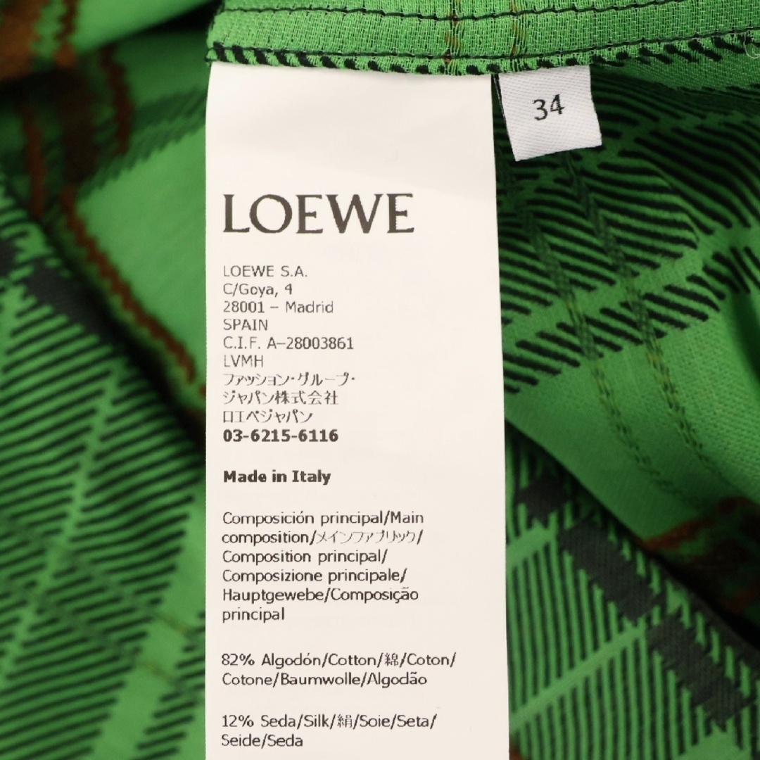 LOEWE - LOEWE ロエベ 24SS アナグラム 刺繍 コットン シルク LOEWE - LOEWE ロエベ 24SS アナグラム 刺繍 コットン シルク
