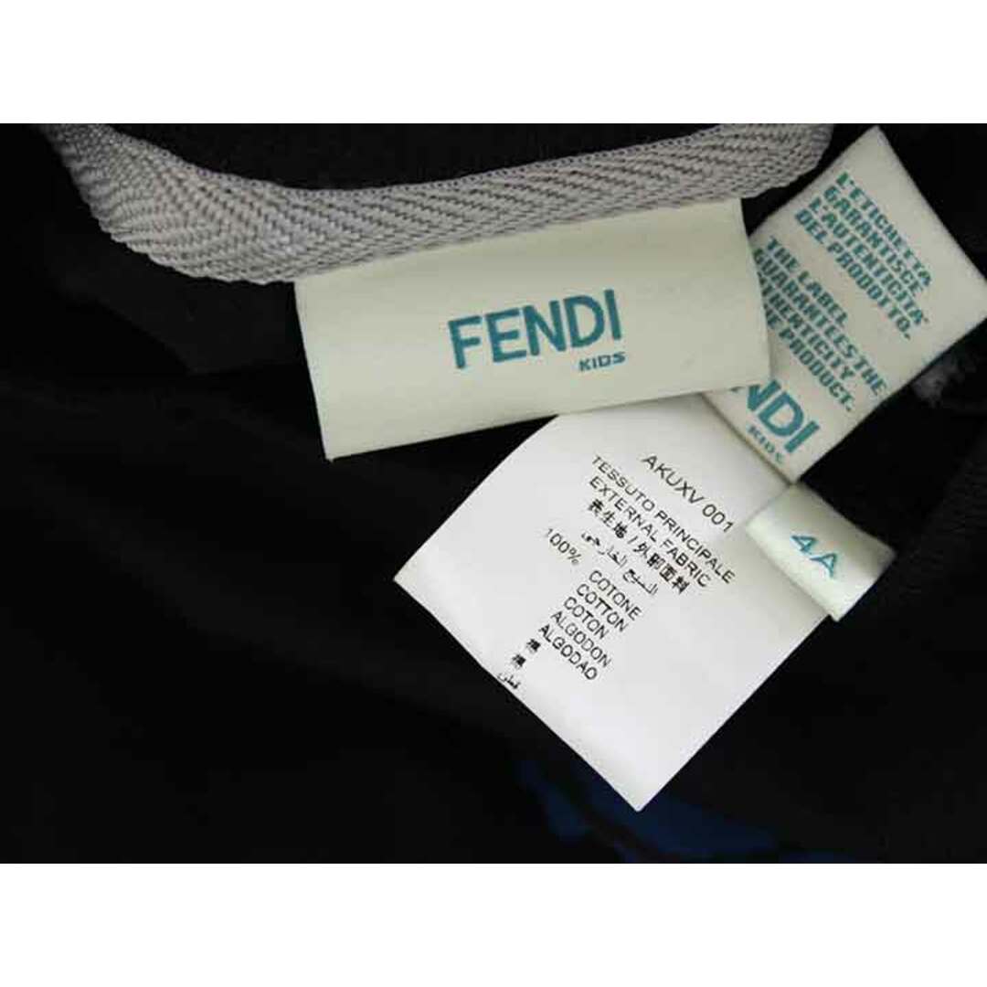 FENDI - フェンディ カットソー 104cm(4A) キッズ 男児 黒【中古 FENDI - フェンディ カットソー 104cm(4A) キッズ 男児 黒【中古