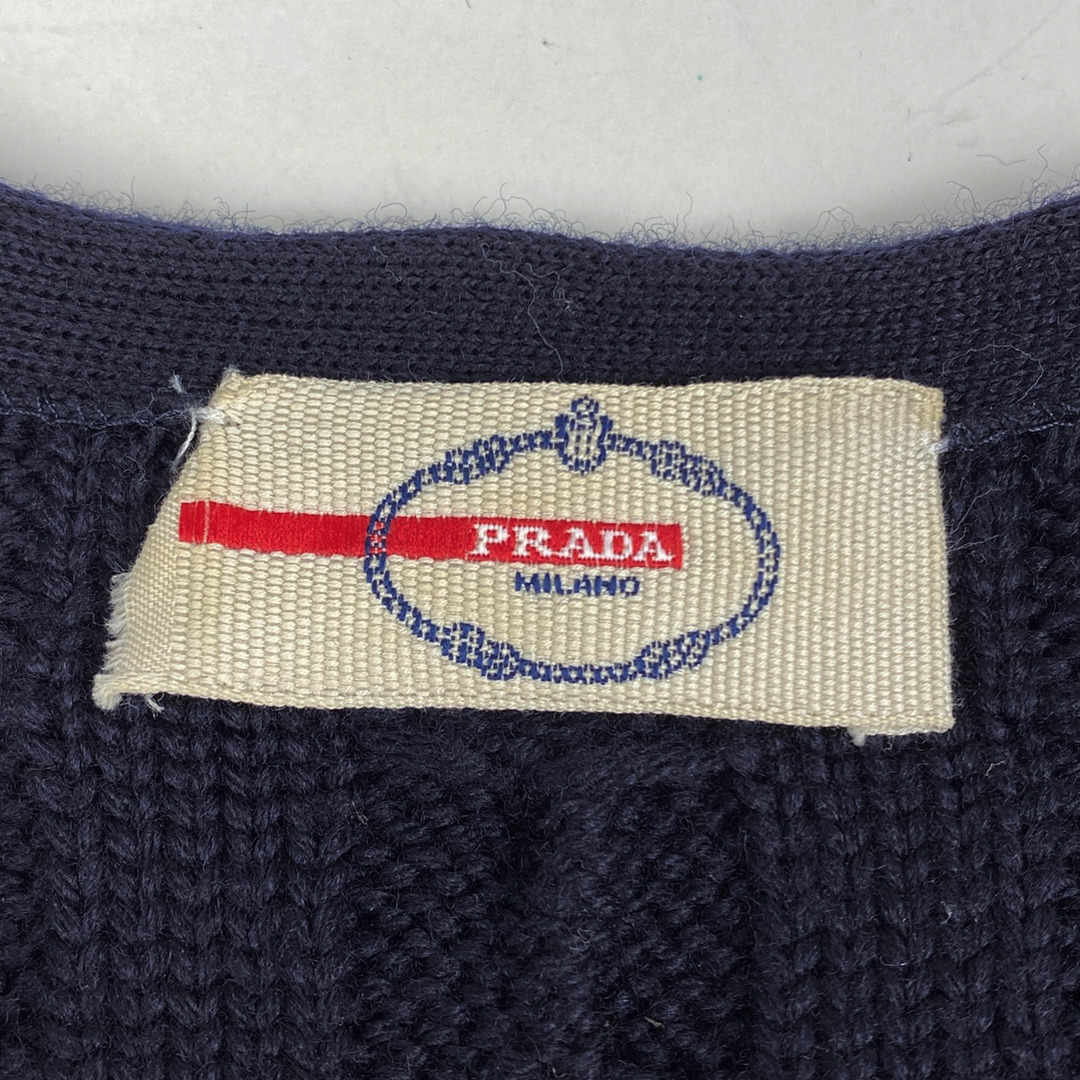 PRADA - プラダ 半袖 ニット ワンピース レディース 36 【中古 PRADA - プラダ 半袖 ニット ワンピース レディース 36 【中古