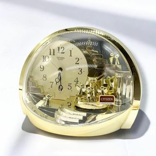 CITIZEN - ジャンク シチズン電波掛け時計4MN406パルミューズ CITIZEN - ジャンク シチズン電波掛け時計4MN406パルミューズ