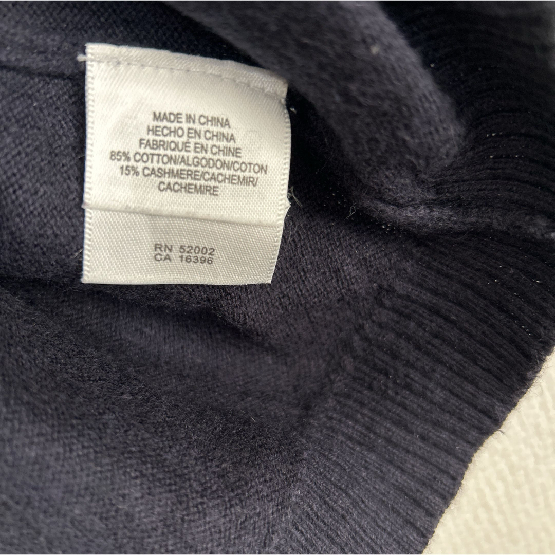 ✨リズクレイボーン 【 L/G 】Vネック半袖ニット カシミヤ　半袖　ニット　 レディースのトップス(ニット/セーター)の商品写真