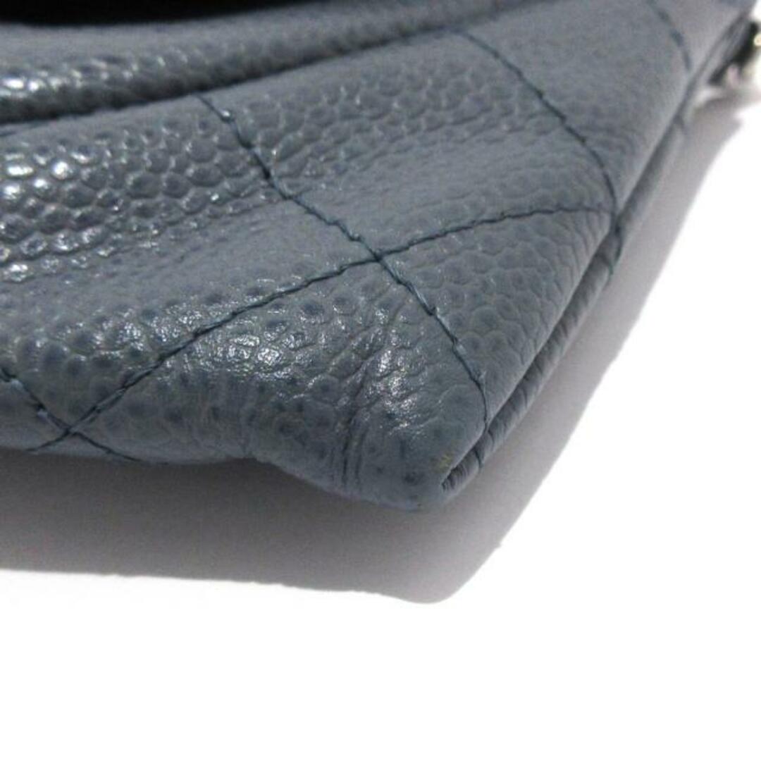 CHANEL - CHANEL(シャネル) 財布 ハーフムーン ブルーグレー CHANEL - CHANEL(シャネル) 財布 ハーフムーン ブルーグレー