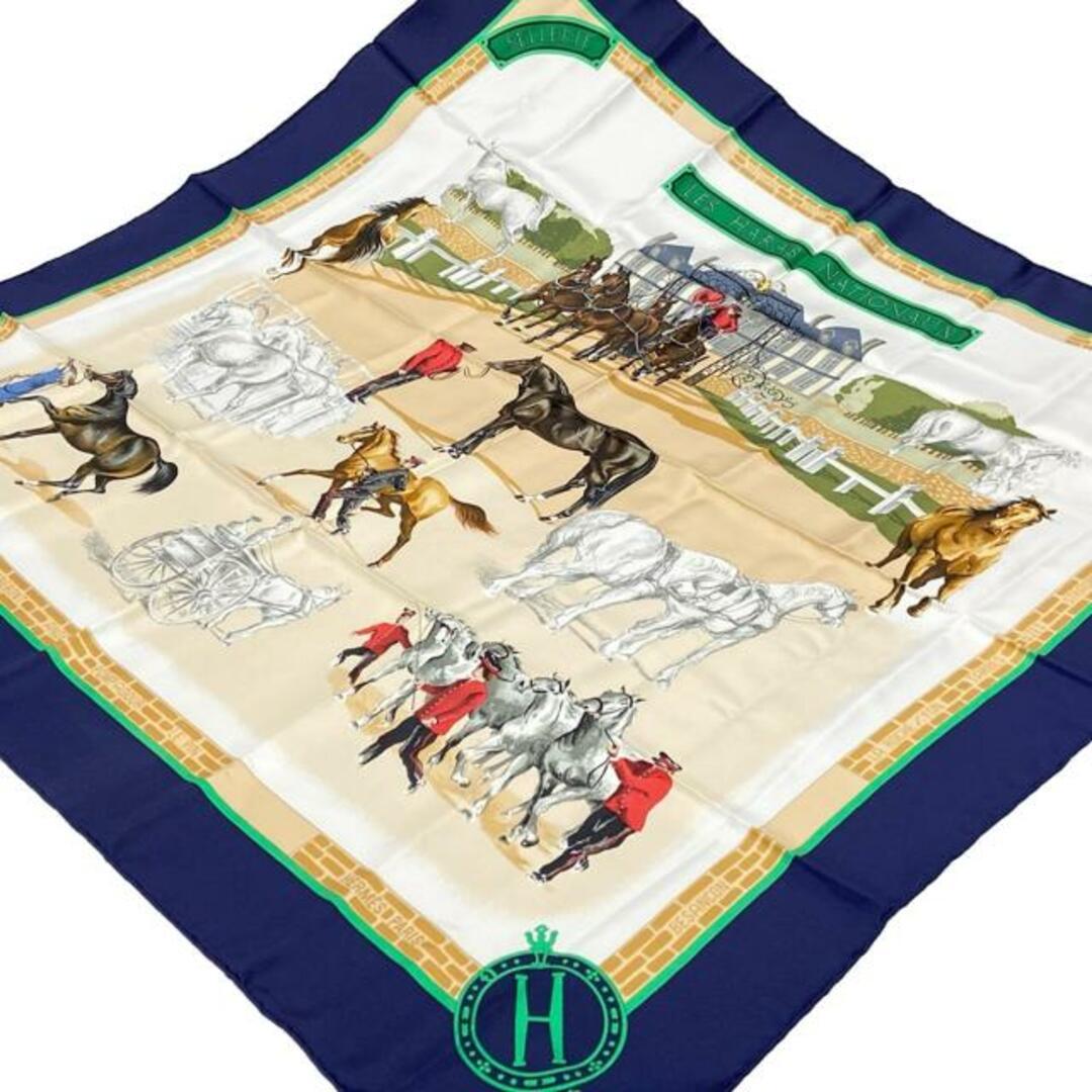 HERMES - HERMES(エルメス) スカーフ美品 カレ90 ベージュ HERMES - HERMES(エルメス) スカーフ美品 カレ90 ベージュ