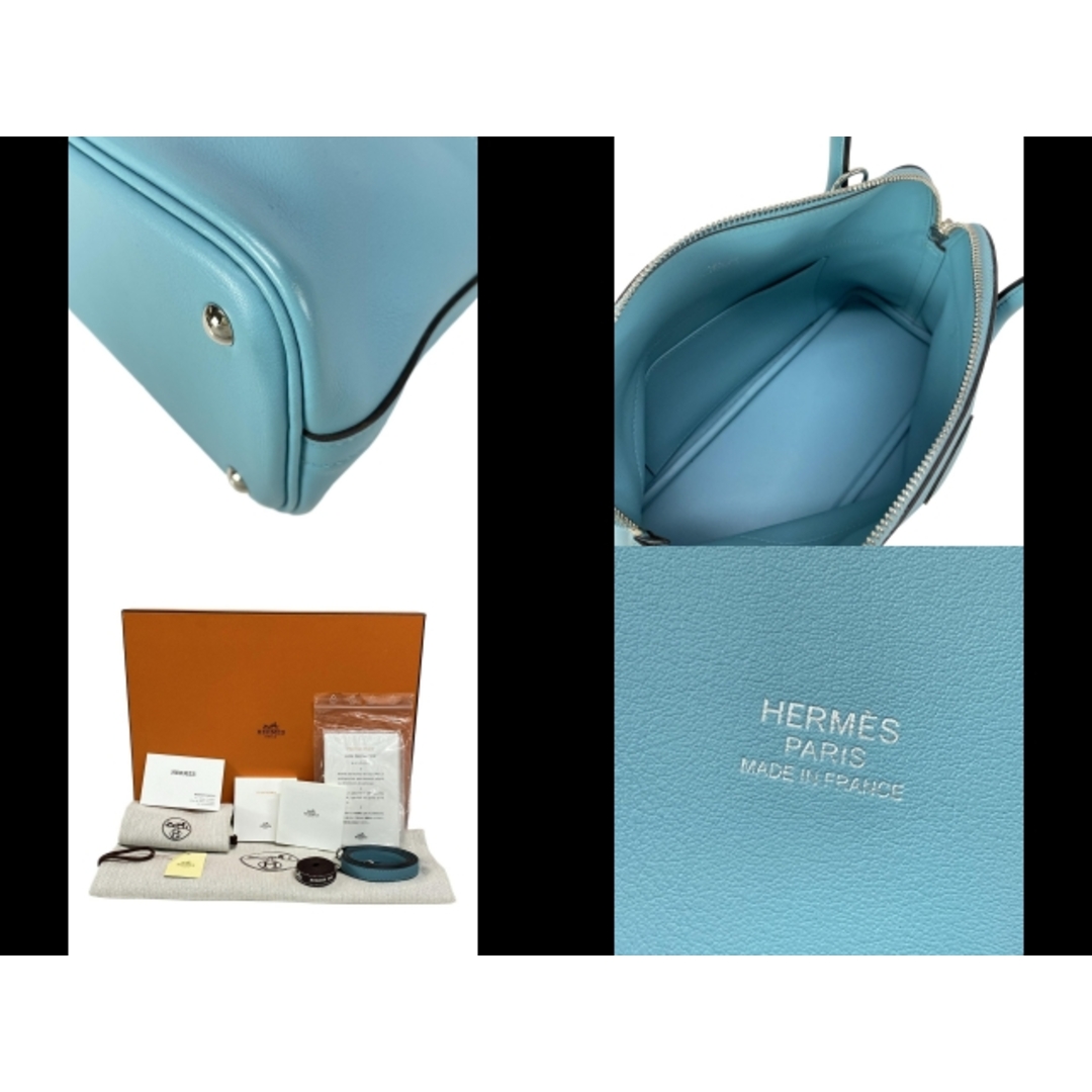 HERMES - HERMES(エルメス) ハンドバッグ美品 ボリード27 ブルー HERMES - HERMES(エルメス) ハンドバッグ美品 ボリード27 ブルー