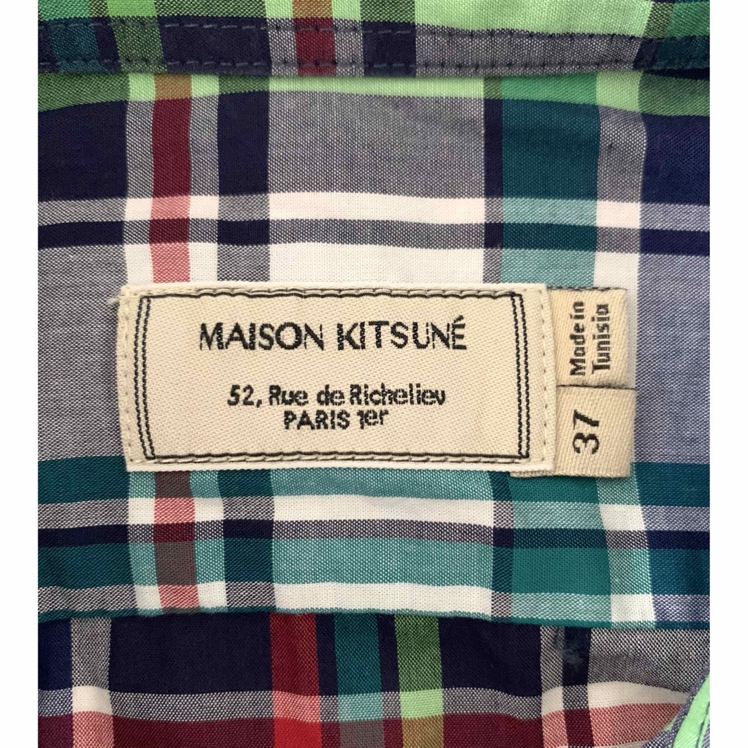 MAISON KITSUNE' - 美品 MAISON KITSUNE メゾンキツネ チェック MAISON KITSUNE' - 美品 MAISON KITSUNE メゾンキツネ チェック