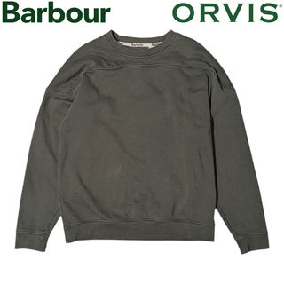 バーブァー(Barbour)のBARBOUR × ORVIS カーキ スウェットトレーナー(スウェット)