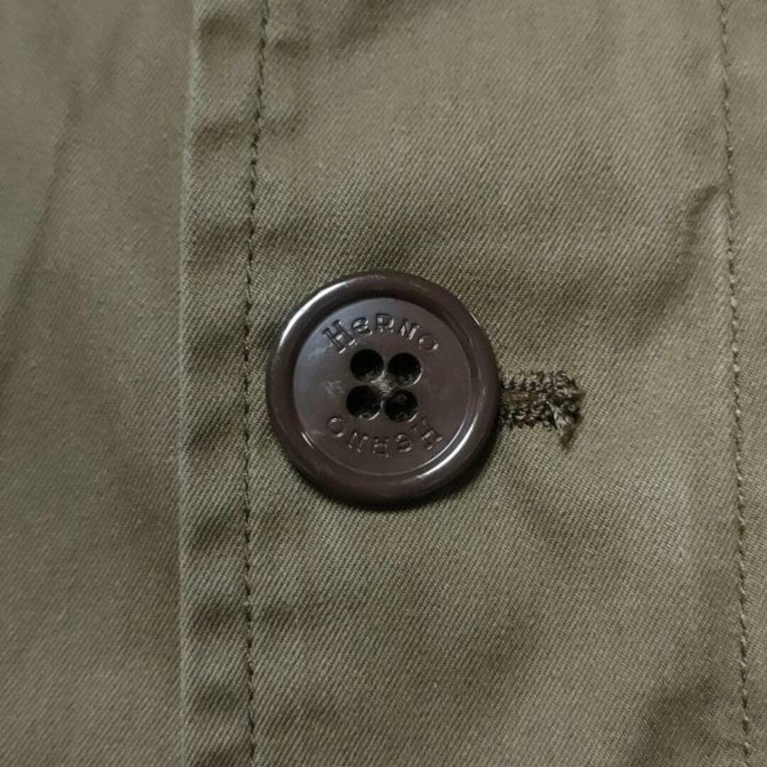 HERNO - HERNO(ヘルノ) ブルゾン サイズ52 L メンズ - カーキ HERNO - HERNO(ヘルノ) ブルゾン サイズ52 L メンズ - カーキ