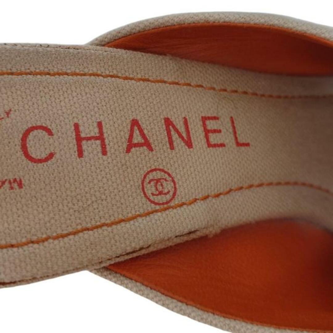 CHANEL - CHANEL(シャネル) ミュール 36 レディース - ベージュ CHANEL - CHANEL(シャネル) ミュール 36 レディース - ベージュ