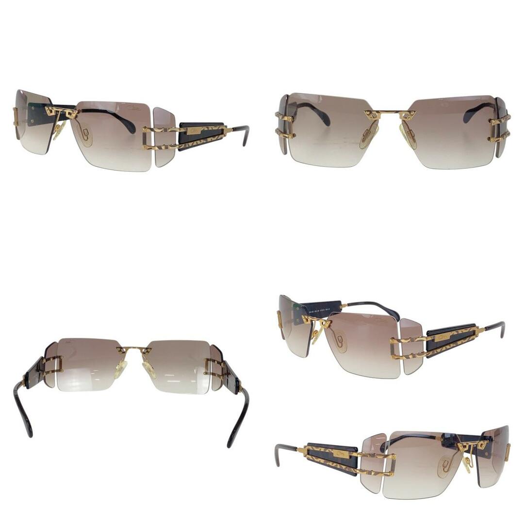 CAZAL - 美品 CAZAL カザール ブラウン ゴールド金具 メタル